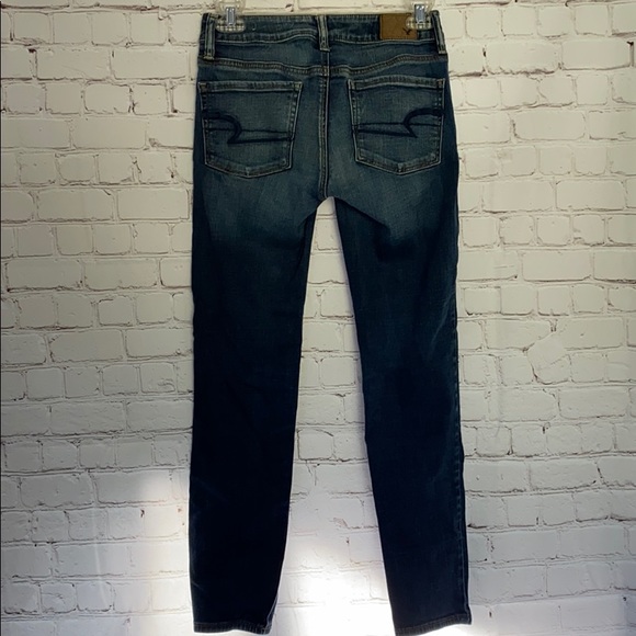 🦅AMERICAN EAGLE OUTFITTERS SKINNY DENIM JEANS - Picture 7 of 8